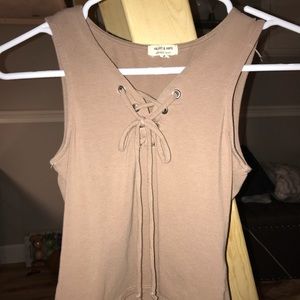 Tan tank top
